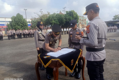 Polres Metro Gelar Sertijab Kasat Lantas, AKP Ayu Tiara Kanchika Resmi Emban Amanah Baru