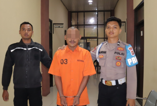Pemuda Pekon Podomoro Ditangkap Polisi Usai Curi Ponsel Teman Saat Mabuk