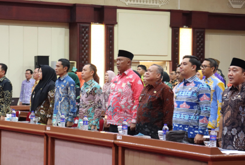 Wakil Bupati Lamteng Hadiri Rakor TKPKD, Bahas Langkah Konkret Tanggulangi Kemiskinan