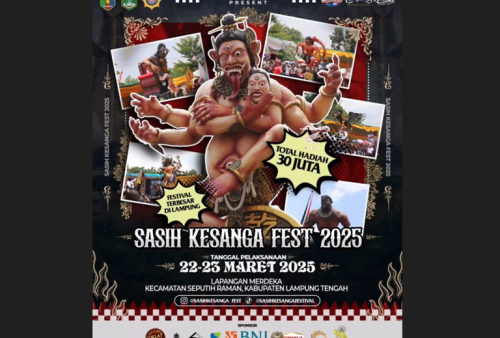 Meriah! 28 Ogoh-Ogoh Siap Berkompetisi di Sasih Kesanga Fest Lampung 2025