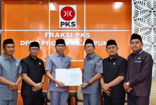 Fraksi PKS DPRD Lampung Perkuat Struktur, Yusnadi Ditunjuk Sebagai Ketua Baru
