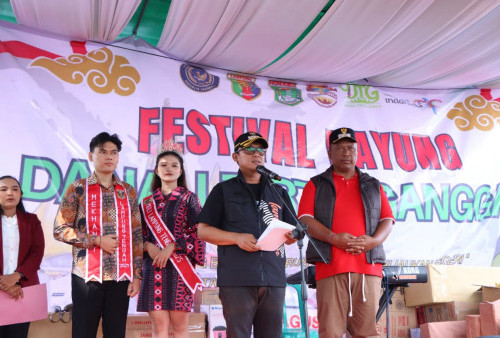 Festival Dayung Danau Tirta Gangga 2025 Dibuka Bupati dan Wakil Bupati Lamteng