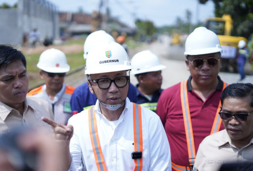 Groundbreaking Rigid Beton Bangun Rejo–Kalirejo, Plt Bupati Lamteng Dampingi Gubernur Lampung