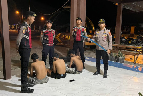 Polisi Gagalkan Tawuran Remaja di Pringsewu, Tiga Pelaku Diamankan Bersama Celurit
