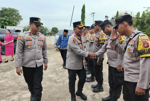 Perkuat Pelayanan Masyarakat, Kapolres Mesuji Kunker ke Mapolsek Mesuji Timur