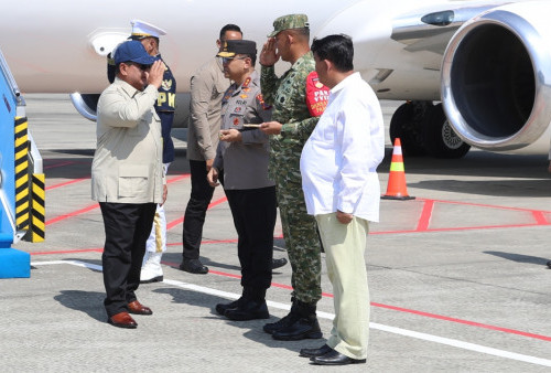 Danrem 072/Pamungkas Sambut Kedatangan Presiden Prabowo di YIA