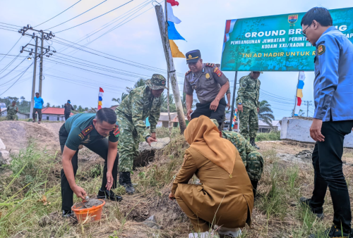  Akses Warga dan Anak Sekolah Jadi Perhatian, Jembatan Garuda Merah Putih Dibangun di Mesuji