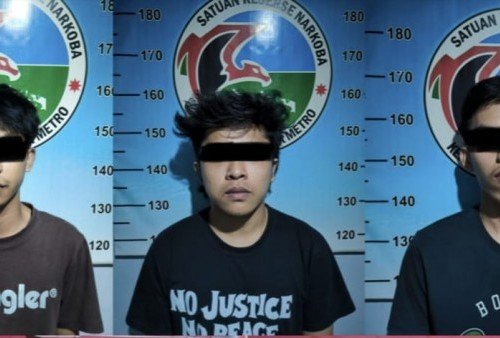 Pakai dan Simpan Sabu, Tiga Pemuda Yosodadi Dibekuk Polisi