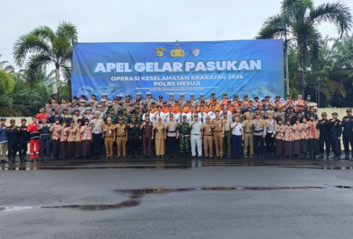 Apel Operasi Keselamatan Krakatau 2026, Polres Mesuji Siapkan Ratusan Personel