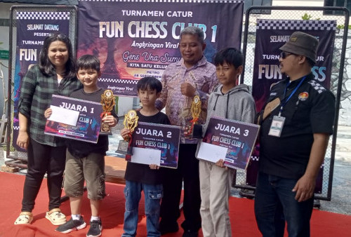 Fun Chess Club 1 Metro Sukses Digelar, Berikut Daftar Pemenangnya!