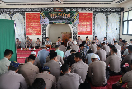 Peringati Isra Mi’raj 1447 H, Polres Mesuji Ajak Personel Tingkatkan Kepedulian Sosial