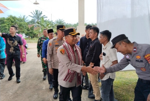 Kunker ke Mapolsek Way Serdang, Kapolres Mesuji Tekankan Pelayanan Humanis