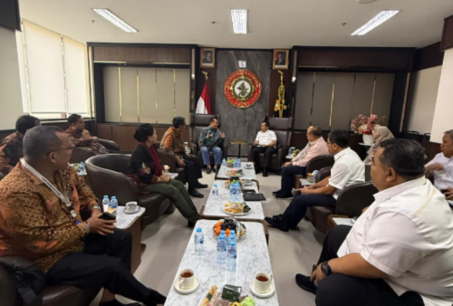 Pimpin SMSI Pusat, Ketum Firdaus dan Sekjen Makali Kumar Audensi dengan Kabaintelkam 