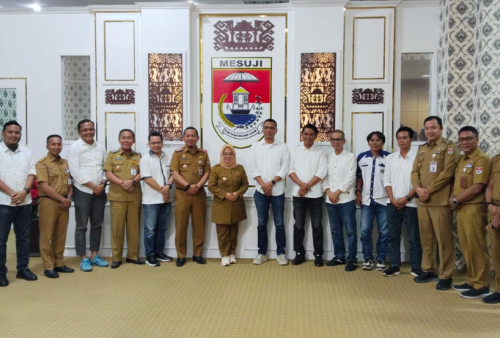 Pengurus PWI Lampung Bertemu Bupati Mesuji Jelang Persiapan HPN dan Porwanas 2027