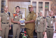  Audiensi Anggota IPDN Asal Lampung Tengah, Plt. Bupati I Komang Koheri Tekankan Integritas dan Dedikasi ASN