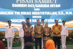 Pisah Sambut Danrem 043/Gatam di Lampung, Wabup Komang Koheri Turut Hadir dalam Suasana Khidmat