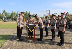 Kapolres Pringsewu Tekankan Kekompakan Usai Sertijab Tiga Pejabat Utama
