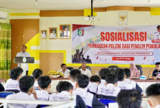Ratusan Siswa SMKN 1 Gadingrejo Antusias Ikuti Sosialisasi Pendidikan Politik