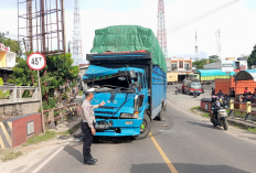 Laka Beruntun di Simpang Pematang, Satlantas Mesuji Gerak Cepat Evakuasi Kendaraan