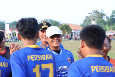 Turnamen Sepakbola Tingkat Kecamatan di Bumi Nabung Resmi Dibuka Bupati Ardito Wijaya