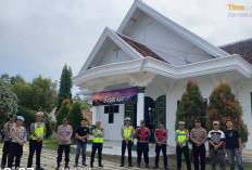 Polres Mesuji dan Polsek Jajaran Kawal Ibadah Peringatan Kenaikan Isa Al-Masih