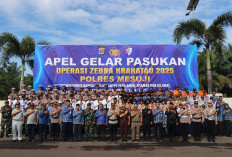 Apel Gelar Pasukan Operasi Zebra Krakatau 2025, Kapolres Mesuji Serukan Pentingnya Disiplin Berkendara