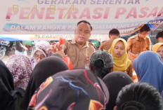 Pengendalian Inflasi di Tubaba Berjalan Efektif, Warga Padati Pasar Murah Sejak Pagi