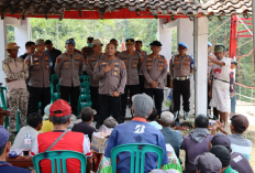 Lebih dari 200 Warga Ikut Perbaiki Jembatan Gantung Bumi Arum Pringsewu