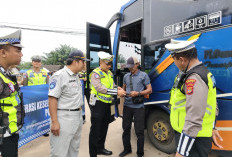 Pastikan Aman dan Layak Jalan, Sat Lantas Mesuji Gelar Inspeksi Armada Angkutan Umum