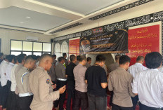 Bentuk Duka dan Penghormatan, Polres Mesuji Gelar Shalat Ghaib untuk Bripka Anumerta Arya Supena 