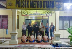 Gagalkan Aksi Tawuran, Polsek Metro Utara Ciduk 4 Pelajar Bersama Senjata Tajam