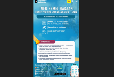 PLN ULP Metro Jadwalkan Pemadaman Listrik di Wilayah Tegineneng, Kamis 23 Oktober 2025