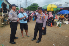 Jelang Tahun Baru, Satgas Polres Mesuji Sambang dan Edukasi Pedagang Pasar