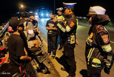 Satgas Polres Pringsewu Gelar Patroli Malam Cegah Balap Liar di Jalur Lintas Barat Sumatera