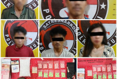 Sat Res Narkoba Polres Mesuji Bongkar Kasus Narkoba Lintas Provinsi, 5 Tersangka Asal Riau Diamankan