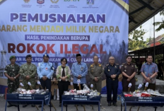 Bea Cukai dan Satpol PP DIY Bersinergi Musnahkan Barang Ilegal Hasil Penindakan
