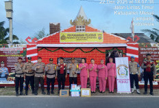 Petugas Pos Nataru di Mesuji Dapat Bingkisan dari Kapolres