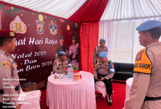 Divpropam Mabes Polri dan Polda Lampung Tinjau Pos Pelayanan Nataru di Mesuji