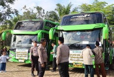 Polres Mesuji Kawal Penuh Pemberangkatan Calon Jamaah Haji 1447 H