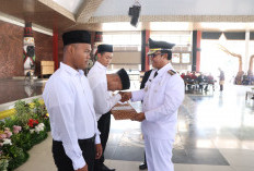 Bupati Ardito Wijaya Sampaikan Terima Kasih dan Penghargaan pada Veteran serta Paskibraka 