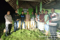 Sinergitas Polri-Masyarakat Makin Erat, Kapolsek Way Serdang Lakukan Sambang Desa